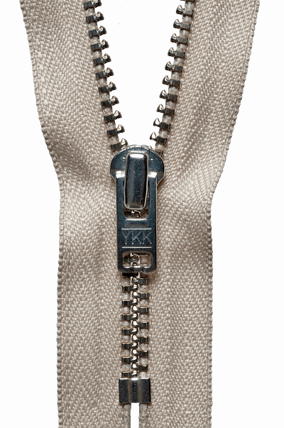Metal Trouser Zip - Beige 572 (Red tag)